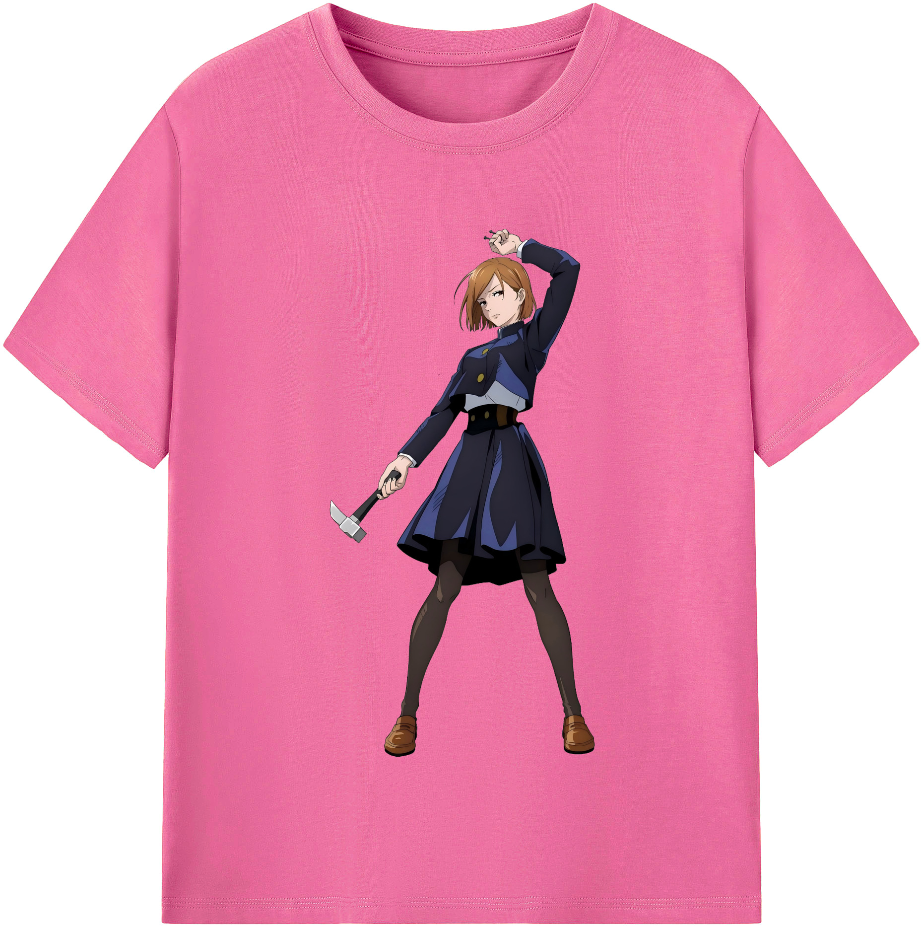 （画像用） 呪術廻戦 Jujutsu Kaisen レディースカジュアルプリントTシャツ（綿100％）